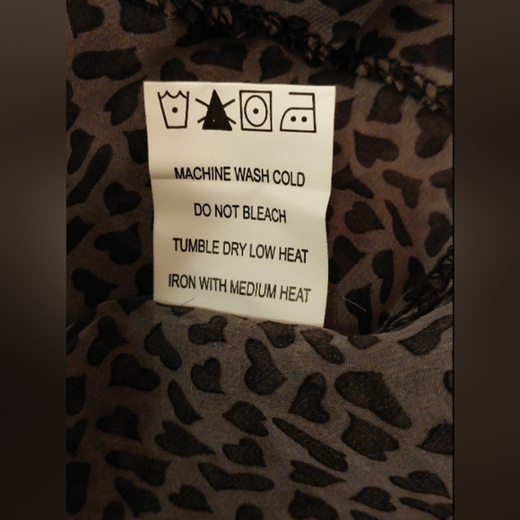 Mad Modele Animal Print NWT Sheer Grey and Black Cheetah Dress Size 1X Summer - Picture 6 of 7